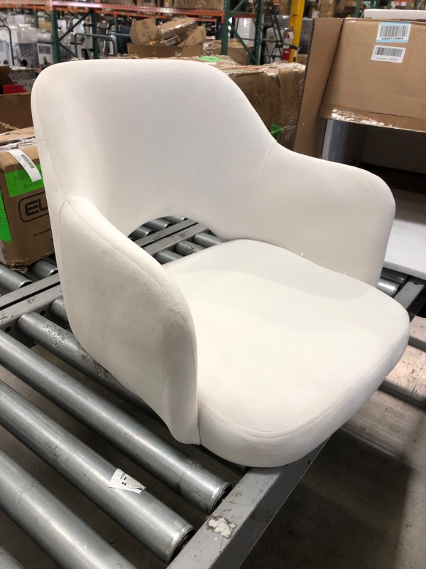 Photo 1 of Acme Furniture Applewood Accent Chair - Cream Velvet and Gold-Tone
