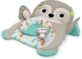 Photo 1 of Bright Starts Tummy Time Prop & Play Baby Activity Mat with Support Pillow & Taggies - Sloth 36 x 32.5 in, Age Newborn+
