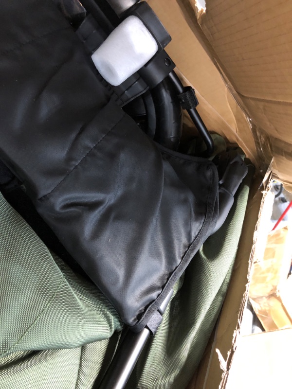 Photo 1 of ***PARTS ONLY*** Jeep Deluxe Wrangler Stroller Wagon by Delta Children - Includes Cooler Bag, Parent Organizer and Car Seat Adapter, Black/Green
