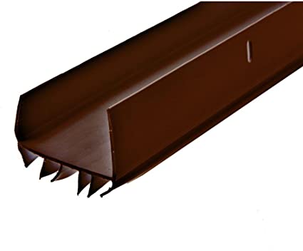 Photo 1 of 2PK-Frost King Brown Vinyl Door Sweep 1 pk
