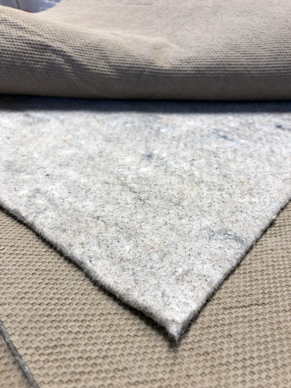 Photo 2 of , 8'x10', 1/4" Thick, Felt + Rubber, Non-Slip Cushion Rug Pad,