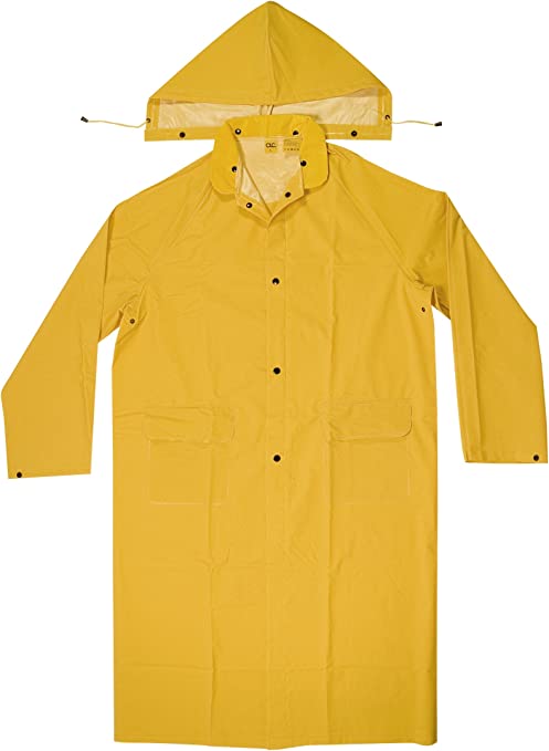 Photo 1 of SIZE M-Custom Leathercraft mens Coat,raincoat trenchcoats, Yellow, Medium US
