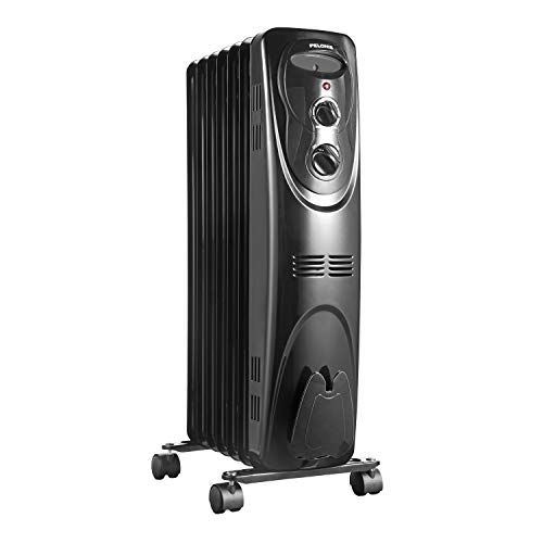 Photo 1 of PELONIS PHO15A2AGB, Basic Electric Oil Filled Radiator,black Space Heater, 26.10 X 14.20 X 11.00
