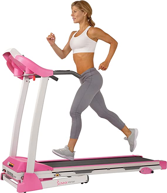 Photo 1 of ***PARTS ONLY*** Sunny Health & Fitness P8700 Pink Treadmill, 62 L x 27 W x 50 H
