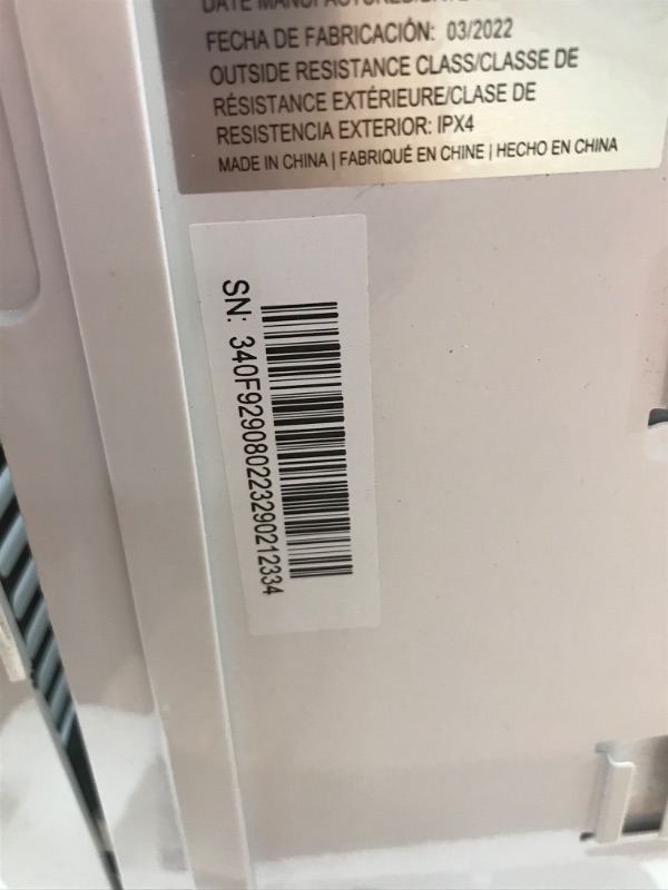 Photo 4 of (DAMAGE, DOES NOT FUNCTION)BLACK+DECKER BD08WT6 Window Air Conditioner with Remote Control , 8000 BTU, Cools Up to 350 Square Feet Energy Efficient, White
**FRONT IS DAMAGED, DOES NOT BLOW AIR, FOR PARTS ONLY**