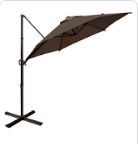 Photo 1 of abba patio 9' x 7' offset cantilever umbrella cocoa