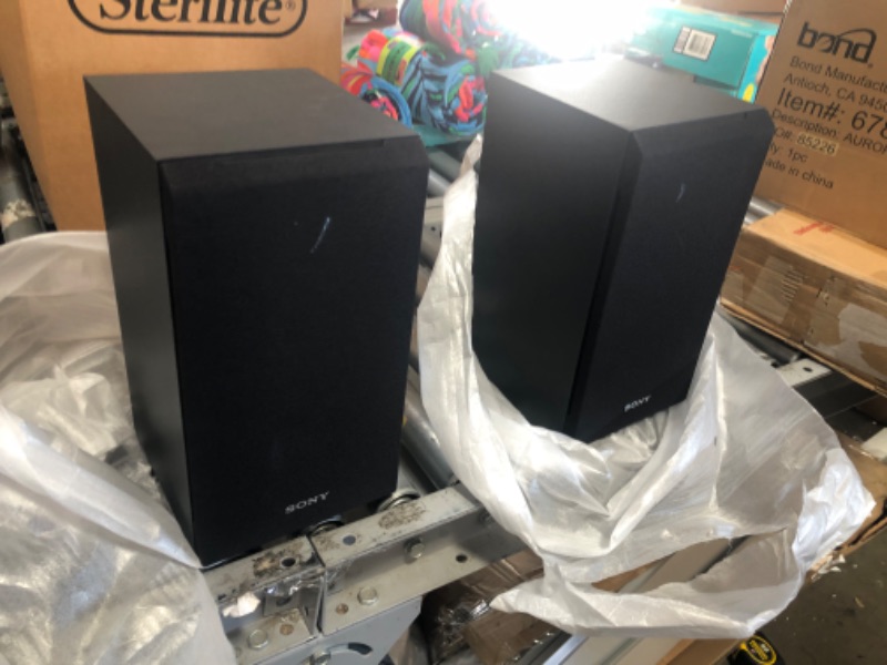 Photo 3 of (DAMAGED CORNER) Sony SSCS5 3-Way 3-Driver Bookshelf Speaker System (Pair) - Black
