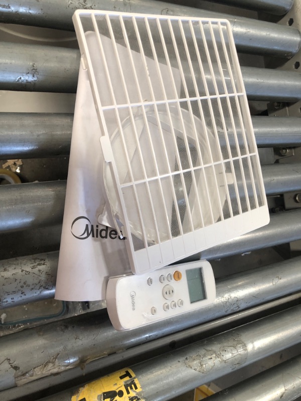 Photo 7 of (MULT. DAMAGES TO FRAME )Midea 8,000 BTU ASHRAE (5,300 BTU SACC) Portable Air Conditioner, Cools up to 175 Sq. Ft., Works as Dehumidifier & Fan, Remote Control & Window Kit Included
