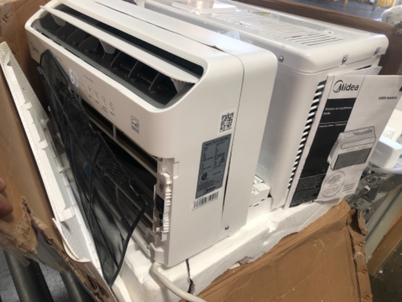 Photo 3 of (DENTED; DAMAGED FRONT PANEL) Midea U Inverter Window Air Conditioner 12,000btu, U-Shaped AC with Open Window Flexibility, Robust Installation,Extreme Quiet, 35% Energy Saving, SMA