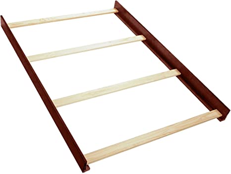 Photo 1 of (SLATS NOT INCLUDED) Full Size Conversion Kit Bed Rails for Select Bassett Baby Cribs (Cherry)
