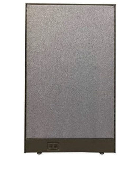 Photo 1 of (TORN MATERIAL) ROAZ Office Partition, Connecting Post & End Cover, Office Divider, Screen Divider, Privacy Wall, Aluminum Frame with Fabric Panel Upholstered, 3 Size Available (36 inch)