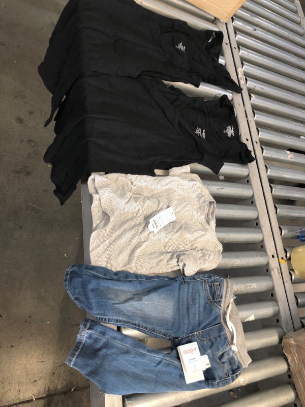 Photo 1 of 6 Item Clothing Bundle (4 mens M undershirts; 1 boys pants 2T 1 boys shirt 3T) 