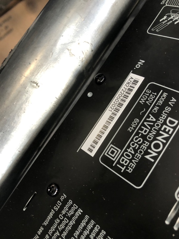 Photo 1 of Denon 5.2 Channel 4K Ultra HD AV Receiver-AVR-S540BT