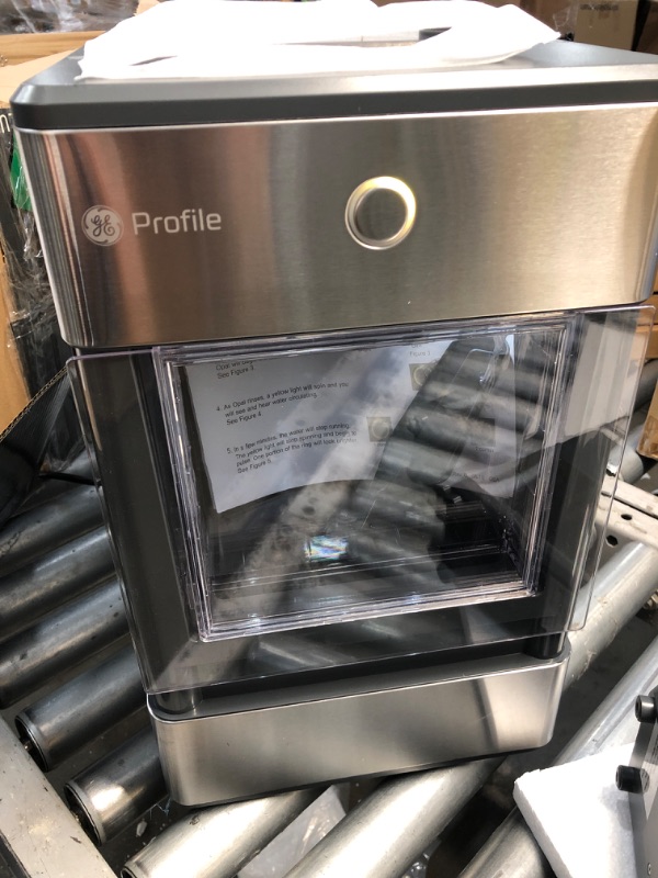 Photo 2 of *TESTED* GE Profile Opal | Countertop Nugget Ice Maker with Side Tank | Portable Ice Machine Makes up to 24 Lbs. of Ice per Day | Stainless Steel Finish
