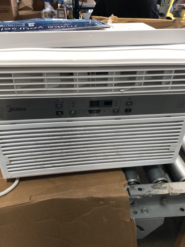 Photo 4 of * TESTED * * BLOWS COLD* MIDEA EasyCool Window Air Conditioner - Cooling, Dehumidifier, Fan with remote control - 8,000 BTU, Rooms up to 350 Sq. Ft. (MAW08R1BWT Model)