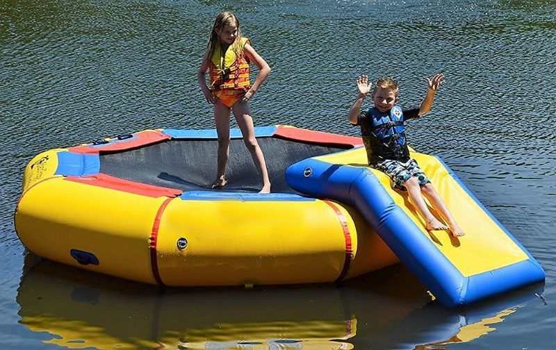 Photo 1 of * USED* WATER TRAMPOLINE Bounce N Splash Padded Water