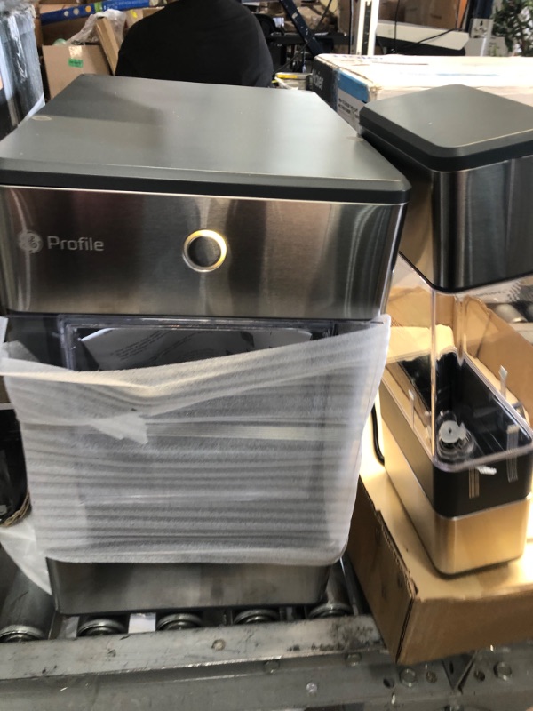 Photo 2 of ***PARTS ONLY*** GE Profile Opal | Countertop Nugget Ice Maker with Side Tank | Ice Machine with WiFi Connectivity | Smart Home Kitchen Essentials | Stainless Steel
