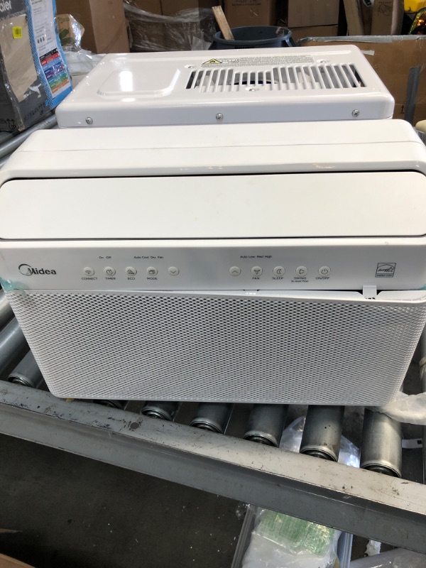 Photo 5 of ***PARTS ONLY*** Midea 8,000 BTU U-Shaped Inverter Window Air Conditioner WiFi, 9X Quieter, Over 35% Energy Savings ENERGY STAR MOST EFFICIENT