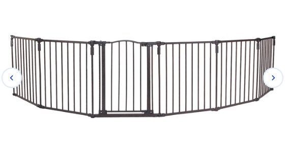 Photo 1 of 
North States 3-in-1 Arched Metal Superyard Dog Gate, Bronze
