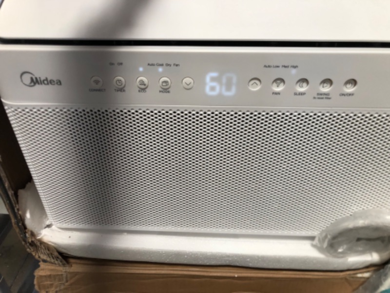 Photo 1 of ***PARTS ONLY*** Midea 8,000 BTU U-Shaped Smart Inverter Window Air Conditioner–Cools up to 350 Sq. Ft.