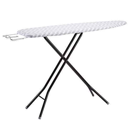 Photo 1 of Amazon Basics Full-Size Ironing Board - 4-Leg Fold-up, Chevron Removable Cover
