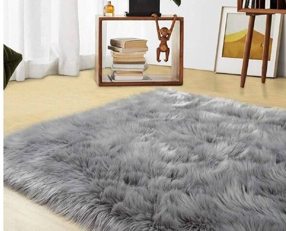 Photo 1 of 4X6  Furry Cozy Area Rug