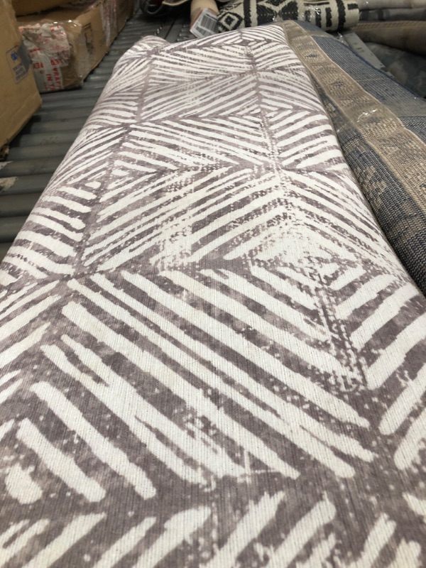 Photo 1 of 4X5 GREY STRIPE AREA RUG