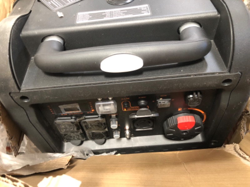 Photo 4 of ***PARTS ONLY*** GENMAX Portable Inverter Generator?5500W ultra-quiet gas engine, EPA Compliant, Eco-Mode Feature, Ultra Lightweight for Backup Home Use & Camping (GM5500i)
