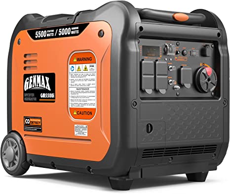 Photo 1 of ***PARTS ONLY*** GENMAX Portable Inverter Generator?5500W ultra-quiet gas engine, EPA Compliant, Eco-Mode Feature, Ultra Lightweight for Backup Home Use & Camping (GM5500i)
