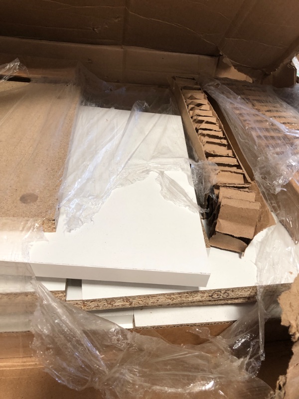 Photo 1 of South Shore Crea Craft Table wth Hutch-Pure White
