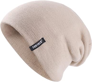 Photo 1 of FURTALK Beanie for Men Women Cuffed Plain Skull Hat Unisex Winter Knit Cap Men and Womens Beanie