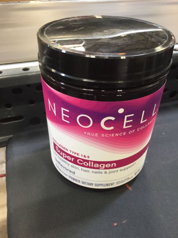 Photo 1 of  EXP 7/22 NeoCell Super Collagen Powder, 19oz, Non-GMO, Grass Fed, Paleo Friendly, Gluten Free, Collagen Peptides Types 1 & 3 for Hair, Skin, Nails and Joints (Packaging May Vary), 82 Servings
