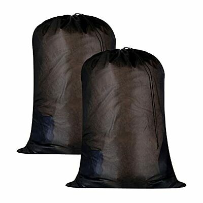 Photo 1 of 2 Pack Large Heavy Duty Mesh Laundry Bags-24 x 36 inchesDirty Clothes Wash Ba