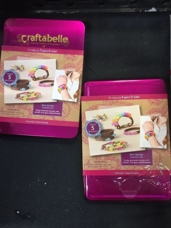 Photo 2 of Craftabelle – Earth Craft Bracelets Creation Kit – Bracelet Making Kit – 357pc Jewelry Set with Beads & Shells – DIY Jewelry Kits for Kids Aged 8 Years (2)