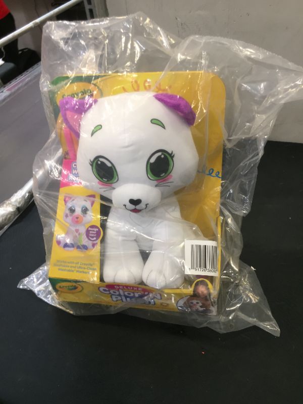 Photo 2 of Crayola 10-Inch Deluxe Color 'n' Plush Kitty