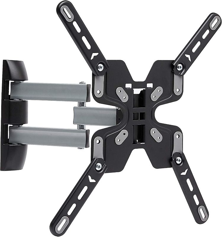 Photo 1 of Amazon Basics Triple Arm Full Motion Articulating TV Wall Mount, fits TVs 32-70 " up to 55lbs  --factory sealed----