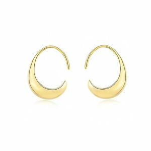 Photo 1 of STARONE 14K Gold Hoop earrings for women Hypoallergenic Large Girl's Sterling