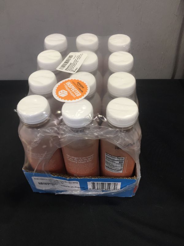 Photo 1 of 
Vital Proteins Peach White Tea Collagen Water, 12 Fluid Ounce -- 12 per case. EXP 4/22