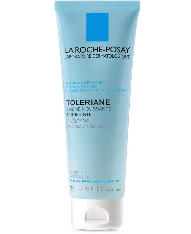 Photo 1 of 
La Roche-Posay Toleriane Purifying Foaming Cream Cleanser for Oily Skin, Daily Face Wash with Ceramides and Niacinamide, Oil-Free, Fragrance Free