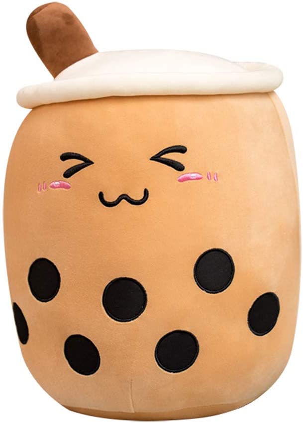 Photo 1 of AIXINI 13.7 inch Boba Plush Stuffed Bubble Tea Plushie Cartoon Milk Tea Cup Pillow Big, Soft Kawaii for Kids