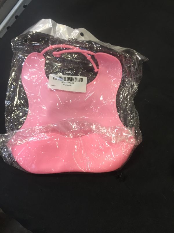 Photo 1 of Dreamslink Baby Drool Bibs for Drooling and Teething, Pink