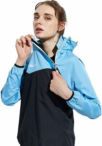 Photo 1 of Hotsuit Sport Sauna Sweatsuit Collection Hooded Jacket Blue & Black Women's womens size medium 