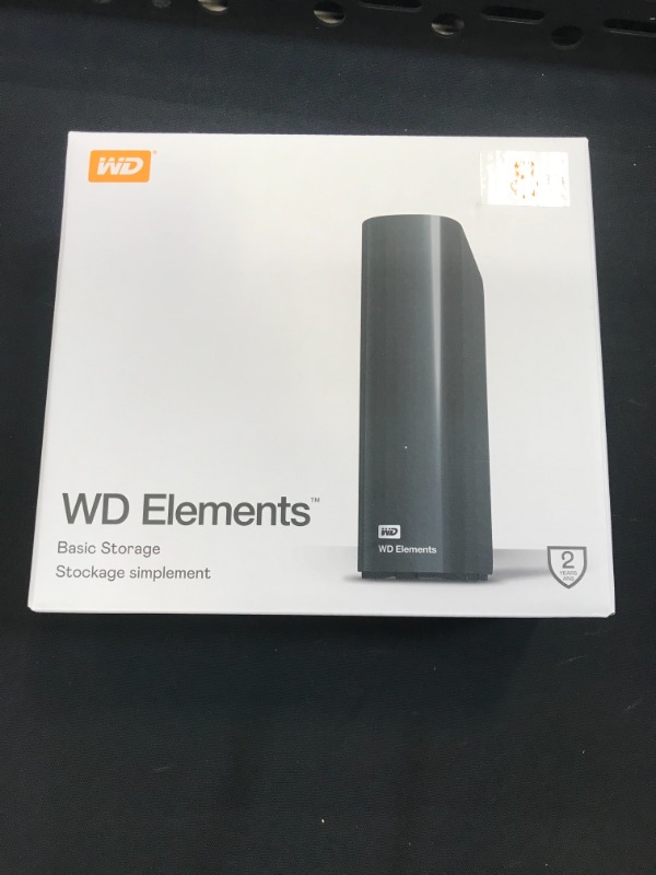 Photo 1 of WD 8TB Elements Desktop Hard Drive HDD, USB 3.0, Compatible with PC, Mac, PS4 & Xbox - WDBWLG0080HBK-NESN
