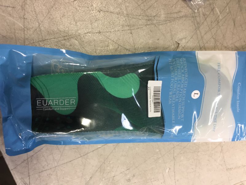 Photo 2 of High Arch Supports Insoles for Women/Men, EUARDER Orthotics Inserts for Flat Feet, Over-Pronation, Plantar Fasciitis, Heel Pain Relief
