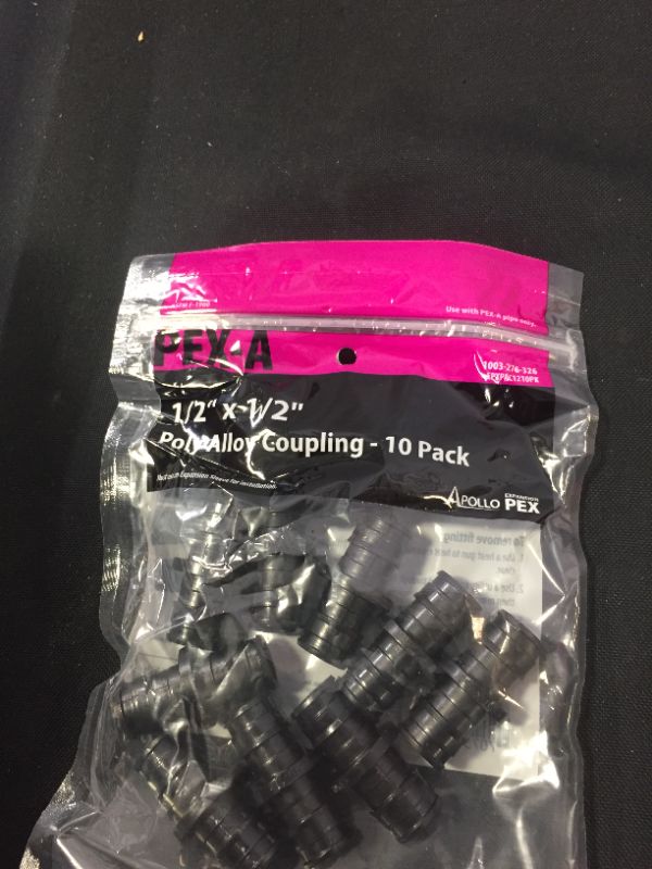 Photo 4 of 
Apollo
1/2 in. Poly-Alloy PEX-A Expansion Barb Coupling (10-Pack)