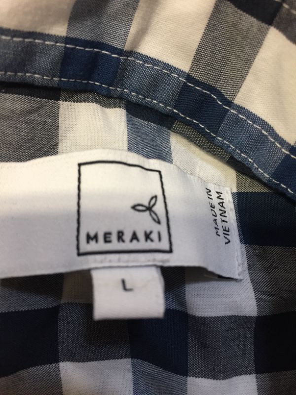 Photo 2 of MRTAKI Size large button up mens shirt 