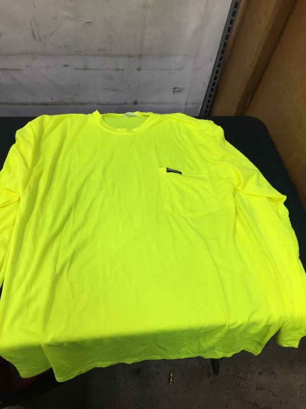 Photo 1 of Mayumim size mens large long sleeve yellow safety shirt 