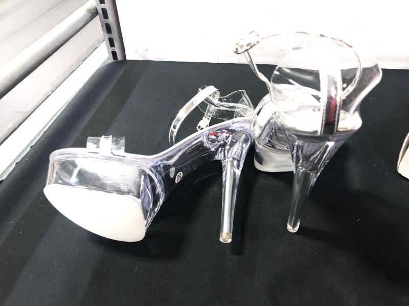 Photo 1 of  Women's High Heel Platform Clear size 38