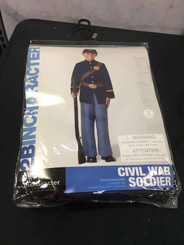 Photo 2 of  kids InCharacter Civil War Soldier Costume ( size: 12) 
