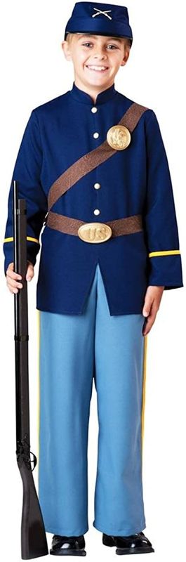 Photo 1 of  kids InCharacter Civil War Soldier Costume ( size: 12) 
